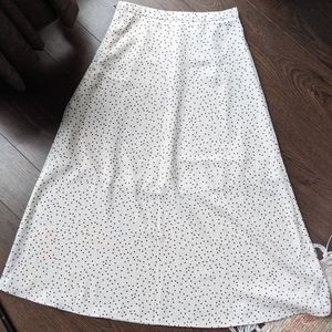 ☀️4/$30 Oak+Fort polka dot maxi A line skirt